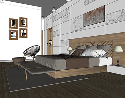 Concept Interior Apartmentt with Sketchup