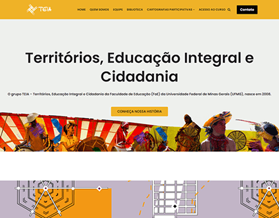 Site TEIA e ID Curso- Faculdade Educação UFMG