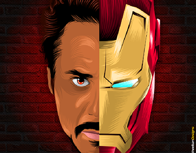 Iron Man Illustration design