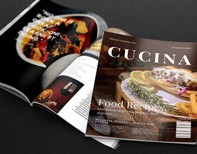 Project thumbnail - Gucina - Food Magazine Design