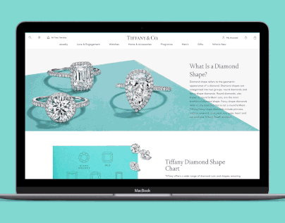 Tiffany & Co User Interface Design