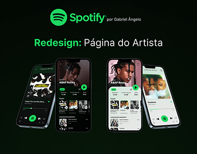[PT] Spotify Redesign: Página do Artista/Player