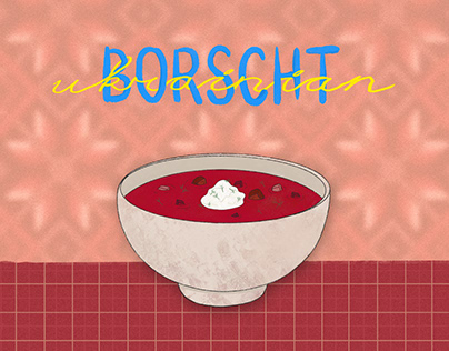 Ukrainian Borscht Recipe Infographic