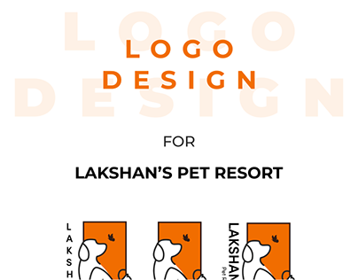 FREELANCE LOGO DESIGN | Lakshan's pet resort