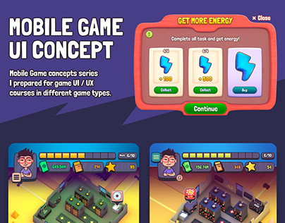 Mobile Game UI Concepts