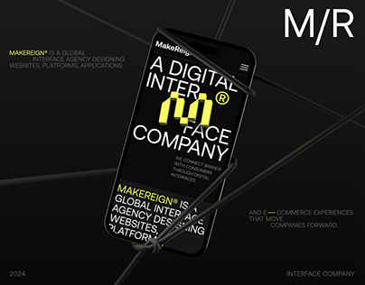 Website redesign Makereign company