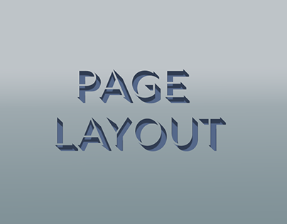 Page Layout
