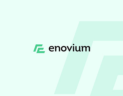 Enovium logo design, brand, branding, identity