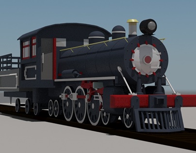 Modelagem 3D - Locomotiva