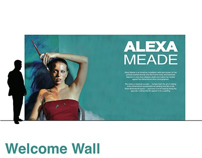 Alexa Meade Exhibition Design
