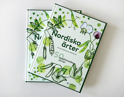 Nordic Peas / Book cover illustration