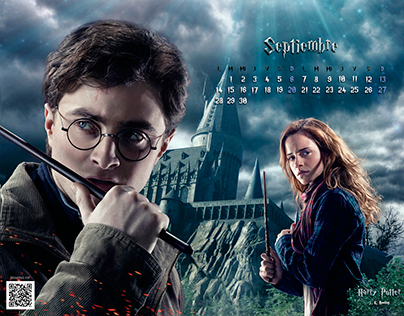 Fotomontaje - Calendario Harry Potter