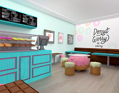 Cafe design (Doughnuti)
