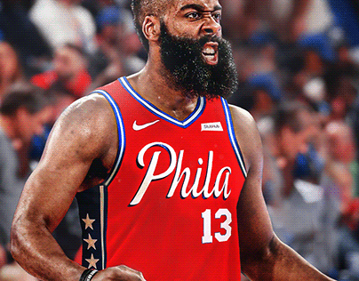 harden in a sixers jersey