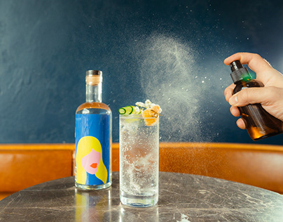 Product shot for Projet Pilote gin
