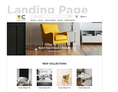 Tile & Carpets Website Design