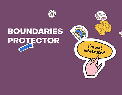 Stickers for healthy boundaries
