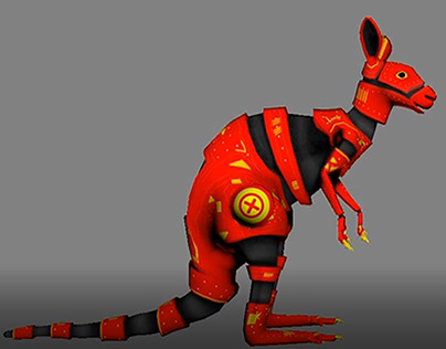 Robotic Kangroo Animated