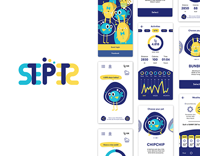 STEPETS - Jogging App Design