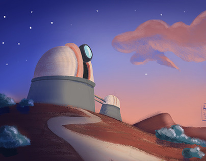 Observatory Illustration
