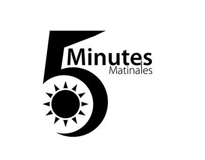 5min Matinales - Podcast Logo & cover design