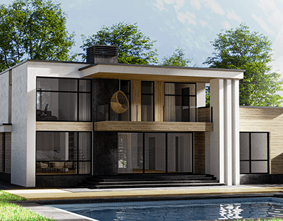 Project thumbnail - 3d visualization of the exterior