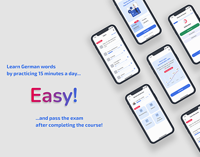 Redesign of the app for learning German