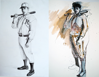 Illustration - Baseball - Oină
        Traditional Art