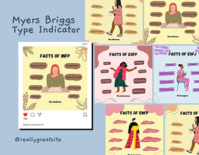 Myers Briggs Type Indicator | Instagram Templates