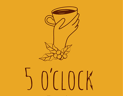 Разработка фирменного стиля для чайной 5 o'clock