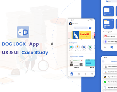 Doc Lock | UI UX Case Study