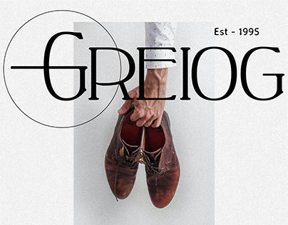 GREIOG | Mens footwear | Logo design & Brand identity