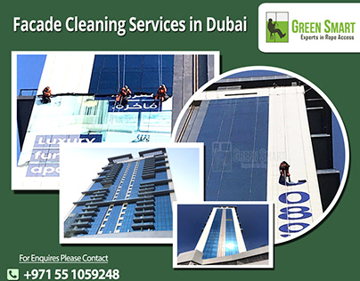 Facade Cleaning Dubai | External Glass Cleaning Service