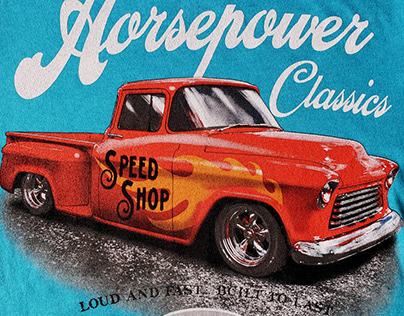 Horsepower Classic - Screen Print Animation
