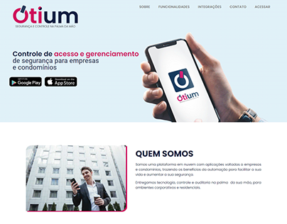 Site onepage - otium.app.br