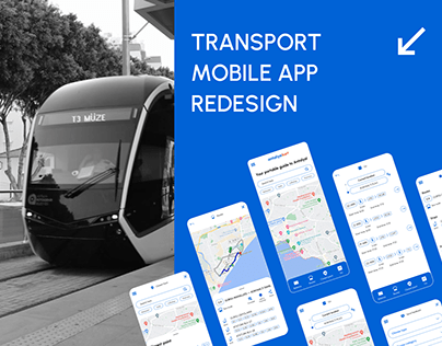 Transport mobile app redesign | UX/UI design