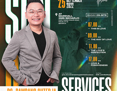 Sunday Service Design #1 - GMS Sidoarjo Service