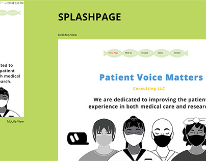 "Patient Voice Matters" Web Internship