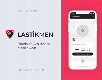 Roadside Assistance Mobile App - UI / UX Case Study