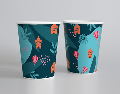 Coffee cup package design