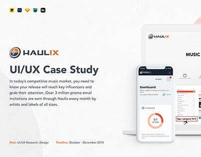 Project thumbnail - Haulix - Web App & Website Redesign + UI/UX Case Study
