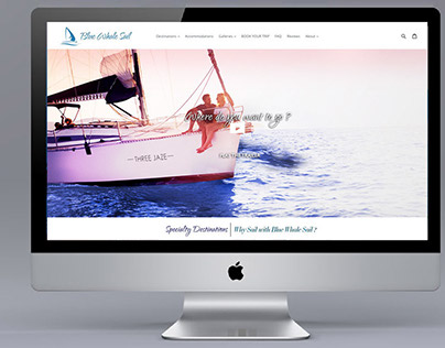 Blue Whale Sail Custom Brand Development and Web Design