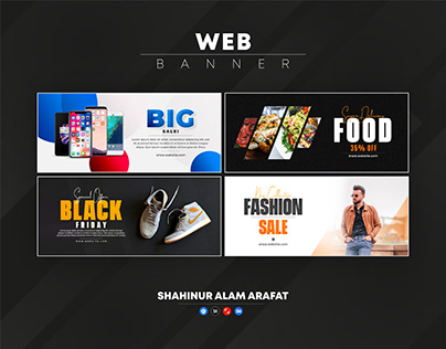 Shopify Banner, Header, Slider, Web Banner Template