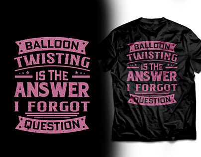 Balloon t shirt design