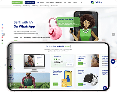 Fidelity Bank Website & Development
