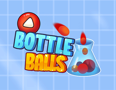 Bottle ball icon app and graphic