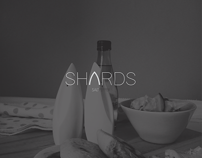 Shards_ Ceramic salt and pepper shaker set