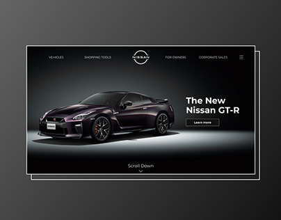 Nissan Webpage Redesign