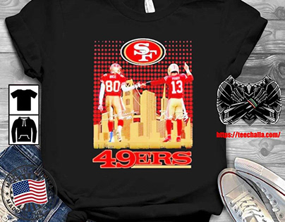 Original Jerry Rice And San 49ers Signatures T-Shirt