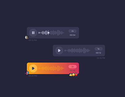 Daily #38 • Voice Note Card UI Design